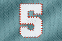 Baseball Number Font. SVG, PNG, EPSfiles Product Image 7
