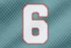 Baseball Number Font. SVG, PNG, EPSfiles Product Image 8