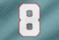 Baseball Number Font. SVG, PNG, EPSfiles Product Image 10