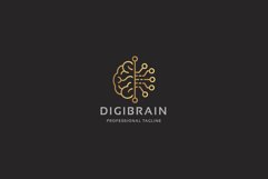 Digi Brain Pro Logo Template Product Image 1