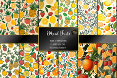 Colorful Fresh Fruit Seamless Pattern Product Image 1