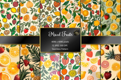 Colorful Fresh Fruit Seamless Pattern Product Image 1