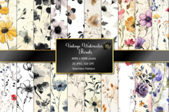 Seamless Pattern with Vintage Floral Product Image 1