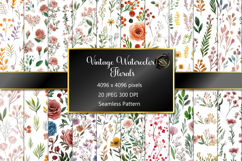 Seamless Pattern with Vintage Floral Product Image 1