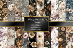 Seamless Pattern with Vintage Floral Product Image 1
