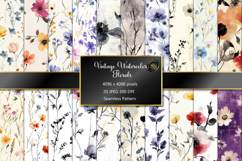 Seamless Pattern with Vintage Floral Product Image 1