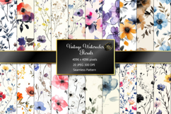 Seamless Pattern with Vintage Floral Product Image 1