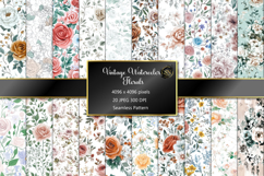 Seamless Pattern with Vintage Floral Product Image 1