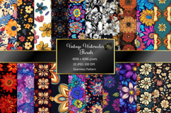 Seamless Pattern with Vintage Floral Product Image 1