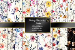 Seamless Pattern with Vintage Floral Product Image 1