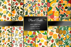 Colorful Fresh Fruit Seamless Pattern Product Image 1