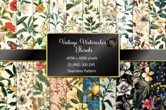 Seamless Pattern with Vintage Floral Product Image 1