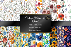 Seamless Pattern with Vintage Floral Product Image 1