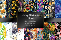 Seamless Pattern with Vintage Floral Product Image 1