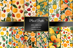 Colorful Fresh Fruit Seamless Pattern Product Image 1