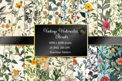Seamless Pattern with Vintage Floral Product Image 1