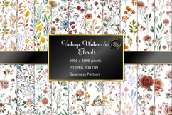 Seamless Pattern with Vintage Floral Product Image 1