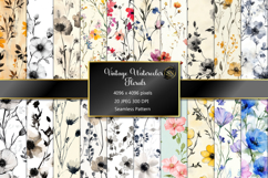 Seamless Pattern with Vintage Floral Product Image 1