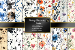 Seamless Pattern with Vintage Floral Product Image 1