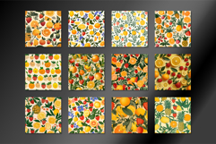 Colorful Fresh Fruit Seamless Pattern Product Image 2
