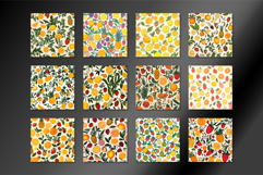 Colorful Fresh Fruit Seamless Pattern Product Image 2