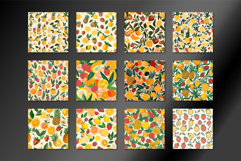 Colorful Fresh Fruit Seamless Pattern Product Image 2
