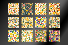 Colorful Fresh Fruit Seamless Pattern Product Image 2