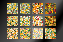 Colorful Fresh Fruit Seamless Pattern Product Image 2
