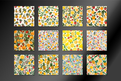 Colorful Fresh Fruit Seamless Pattern Product Image 2