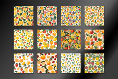 Colorful Fresh Fruit Seamless Pattern Product Image 2