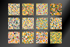 Colorful Fresh Fruit Seamless Pattern Product Image 2