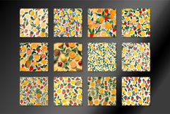 Colorful Fresh Fruit Seamless Pattern Product Image 2
