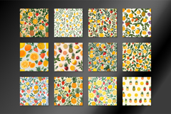 Colorful Fresh Fruit Seamless Pattern Product Image 2