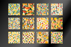 Colorful Fresh Fruit Seamless Pattern Product Image 2