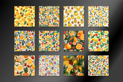 Colorful Fresh Fruit Seamless Pattern Product Image 2