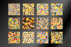 Colorful Fresh Fruit Seamless Pattern Product Image 2