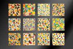 Colorful Fresh Fruit Seamless Pattern Product Image 2