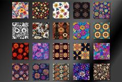Seamless Pattern with Vintage Floral Product Image 2
