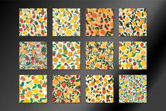 Colorful Fresh Fruit Seamless Pattern Product Image 2