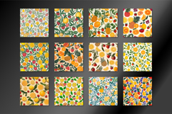 Colorful Fresh Fruit Seamless Pattern Product Image 2