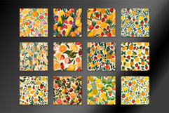 Colorful Fresh Fruit Seamless Pattern Product Image 2