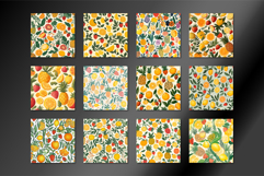 Colorful Fresh Fruit Seamless Pattern Product Image 2