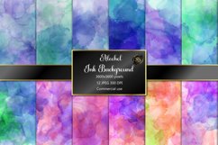 Alcohol Ink Digital Paper | Free Commercial Use | 12 JPG Product Image 1
