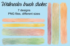 Watercolor brush strokes Product Image 1