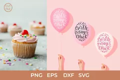 Birthday Chick SVG, Birthday Shirt SVG, Birthday Girl Design Product Image 2
