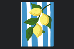 Vintage Lemon Botanical Poster | Printable Citrus Wall Art Product Image 2