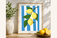 Vintage Lemon Botanical Poster | Printable Citrus Wall Art Product Image 4