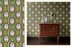 Cute Retro Animal Gentleman Goose Seamless Pattern Set Product Image 5