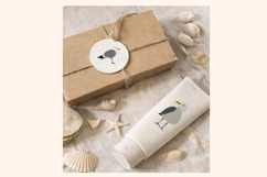 Seagull Clipart Set, Minimalist Coastal Birds Illustration. Product Image 5