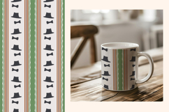 Cute Retro Animal Gentleman Goose Seamless Pattern Set Product Image 8